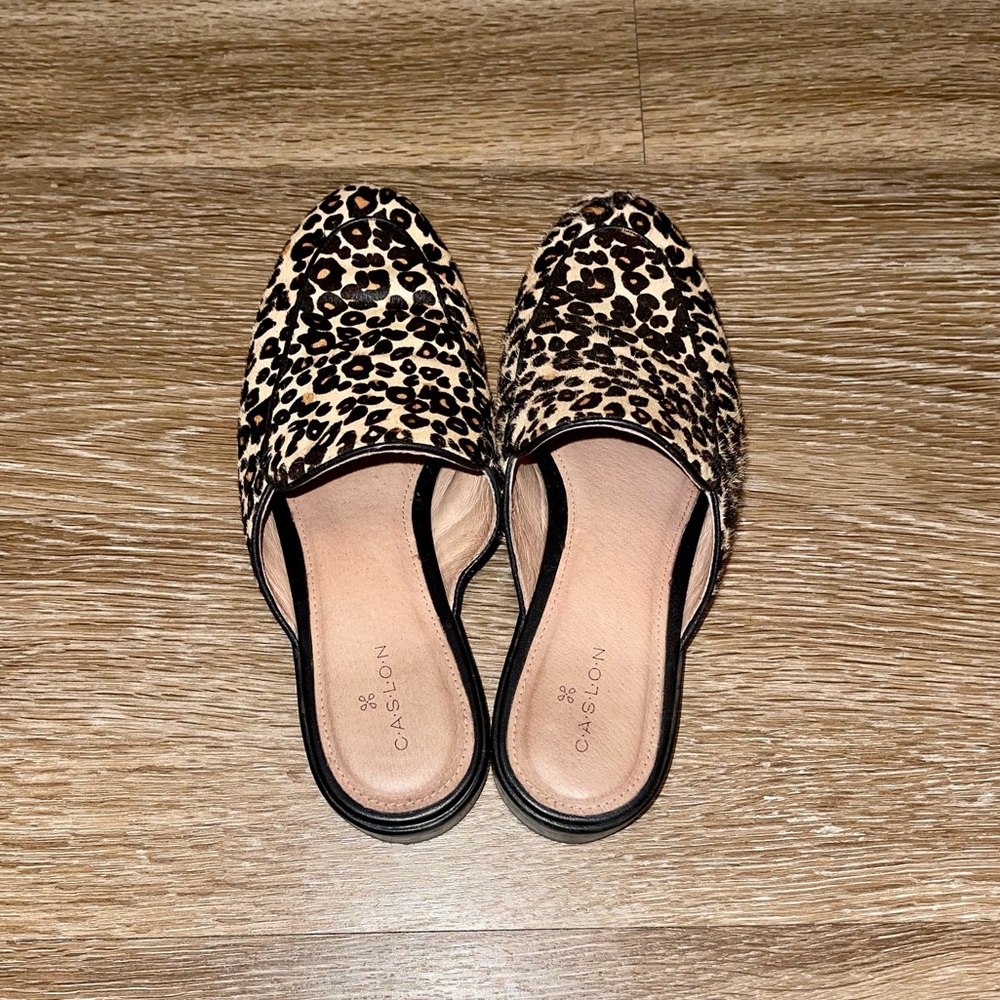 CASLON Evelyn Genuine Calf Hair Mules